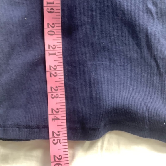 NWT American Eagle Womens Navy Ribbed Tank Top Size XS - Picture 5 of 8